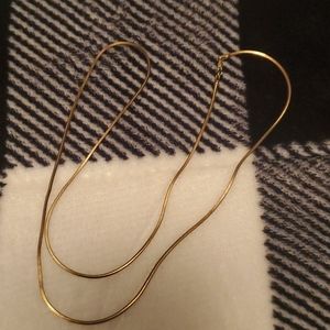 Gold necklace